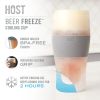 Beer FREEZE Cooling Cups in Black (set of 2) by HOST