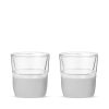 Glass FREEZE Whiskey Glass in Gray (set of two) by HOST