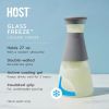 Glass FREEZE Carafe in Gray by HOST