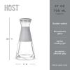 Glass FREEZE Carafe in Gray by HOST