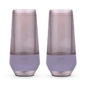 Champagne FREEZE Cooling Cup in Deep Lilac, Set of 2