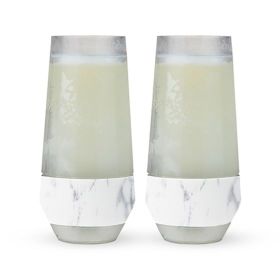 Champagne FREEZE in Marble (set of 2) by HOST