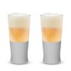 Glass FREEZE Beer Glass in Gray (set of two) by HOST