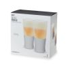 Glass FREEZE Beer Glass in Gray (set of two) by HOST