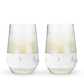 Wine FREEZE XL in Marble (set of 2) by HOST