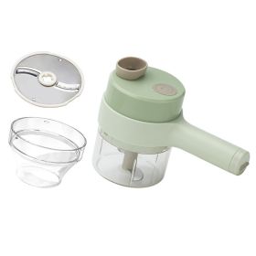 4 In 1 Vegetable Chopper Handheld Electric Vegetable Cutter Set