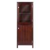 Brooke Jelly 2-Section Cupboard; Walnut