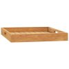 Serving Tray 19.7"x19.7" Solid Wood Teak