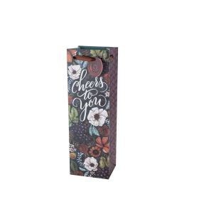 Vineyard Bouquet Single Bottle Wine Bag