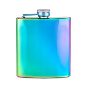 Mirage Iridescent Stainless Steel Flask Blush