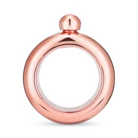 Rose Gold 3 Oz Bangle Flask Blush