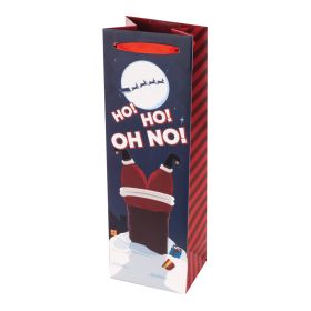 Ho Ho Oh No Single Bottle Wine Bag