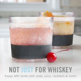 Whiskey FREEZE (set of 2) in Wood by HOST