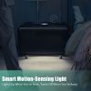 Smart Side Table with Built in Fridge, Wireless charging, Power socket and Human sensor light