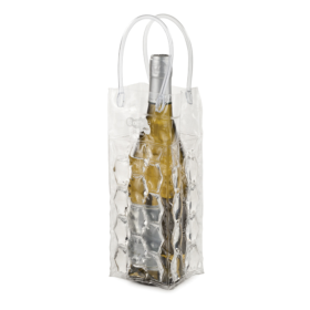 The Bottle Bubble Freeze 1-Bottle Tote (Color: Clear)